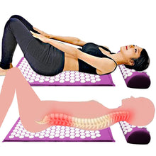 Load image into Gallery viewer, HexoRelief™ - Acupressure Yoga Mat &amp; Pillow Set
