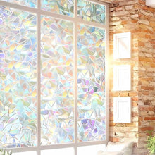 Load image into Gallery viewer, Decorative Rainbow Window Stained Glass Effect Privacy Film
