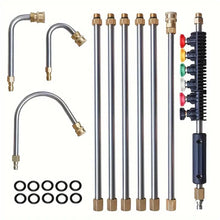 Load image into Gallery viewer, 4000 PSI Telescoping High Pressure Washer Wand Set for Gutter &amp; Roof Drainage &amp; Walls Cleaning

