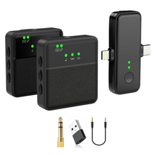 Load image into Gallery viewer, Wireless Bluetooth Lavalier Lapel Microphone
