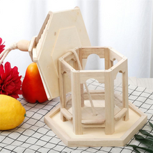 Load image into Gallery viewer, Wooden Transparent Household Bird Feeder
