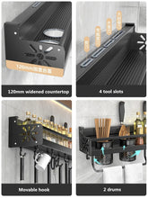 Load image into Gallery viewer, Wall Mounted Kitchen Storage Rack Organizer
