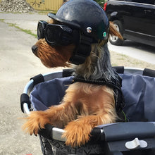 Load image into Gallery viewer, Dog Motorcycle Helmet And Goggles
