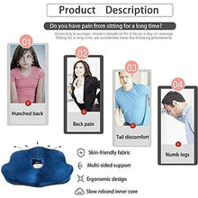 Load image into Gallery viewer, Versatile Memory Foam Seat Cushion for Lower Back Pain Relief

