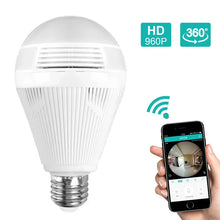 Load image into Gallery viewer, 1080P Light Camera Panoramic Bulb Wifi Smart Led Bulb Light Camera
