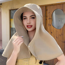 Load image into Gallery viewer, Elegant Wide Brim Sun Protection Shawl Hat for Women
