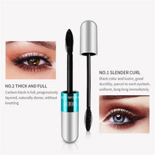 Load image into Gallery viewer, 2 In 1 Mascara 5x Longer Waterproof Cosmetics For Natural Lengthening And Thickening No Clumping 4d Silk Fiber
