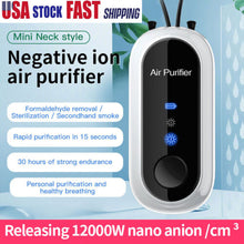 Load image into Gallery viewer, Personal Mini Air Purifier Necklace | Wearable Air Purifier with USB Charging
