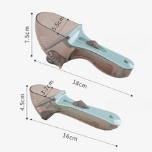 Load image into Gallery viewer, 2Pcs Adjustable Measuring Cup And Measuring Spoon
