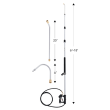Load image into Gallery viewer, Premium Telescoping Pressure Power Washer Extension Wand
