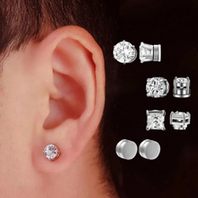 Load image into Gallery viewer, Premium Unisex Magnetic Crystal Design Stud Earrings
