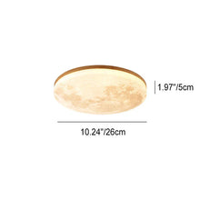 Load image into Gallery viewer, Nordic Minimalist Moon Acrylic LED Mount Ceiling Light
