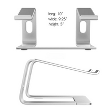 Load image into Gallery viewer, Aluminum Vertical Laptop Stand
