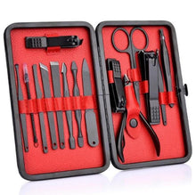 Load image into Gallery viewer, 15 Piece Professional Manicure Set With Travel Case
