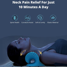 Load image into Gallery viewer, Neck Stretcher Cervical Chiropractic Traction Device Pillow for Pain Relief

