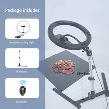 Load image into Gallery viewer, Ring Light Tripod Stand With Phone Holder
