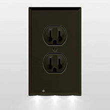 Load image into Gallery viewer, Double Wall Plug Socket LED Hallway Night Light Combo
