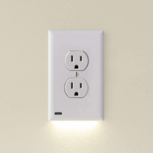 Load image into Gallery viewer, Double Wall Plug Socket LED Hallway Night Light Combo
