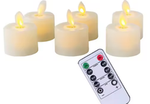 Load image into Gallery viewer, 6 Pcs Realistic Flameless Candles With Remote
