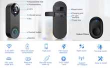 Load image into Gallery viewer, Wireless Wi-Fi Video Doorbell
