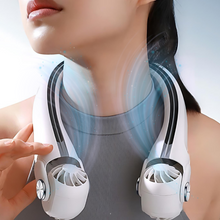 Load image into Gallery viewer, Wearable Rechargeable Summer Travel Neck Cooling Fan
