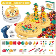 Load image into Gallery viewer, Children Electric Drill Puzzle Toolbox
