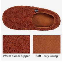 Load image into Gallery viewer, Fleeced Closed Back Indoor Slipper
