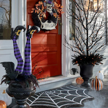 Load image into Gallery viewer, Witch Leg Stakes, Set Of Two Yard Halloween Decoration
