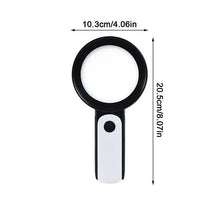 Load image into Gallery viewer, Optical Magnifying Glass 30X Handheld Seniors Reading Magnifying For Reading
