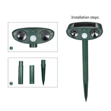 Load image into Gallery viewer, Ultrasonic Deer Repeller - Pack Of 4 Solar Powered - Get Rid of Deer in 48 Hours
