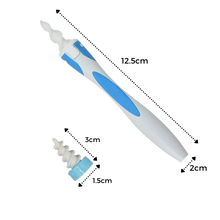 Load image into Gallery viewer, Silicone Spiral Ear Cleaner Tool
