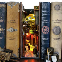 Load image into Gallery viewer, Medieval AlleyWorld Bookshelf Insert Box
