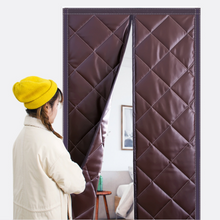 Load image into Gallery viewer, Magnetic Thermal Winter Block Door Insulation Curtain
