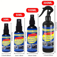 Load image into Gallery viewer, Car Plastic Restorer Back to Black Gloss Coating Repair Solution
