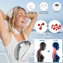Load image into Gallery viewer, Electric Shock Pulse Neck and Shoulder Kneading Massager

