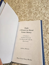 Load image into Gallery viewer, Dad, I Want to Hear Your Story - Heirloom Edition Leather Wrapped Hardcover
