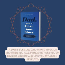 Load image into Gallery viewer, Dad, I Want to Hear Your Story - Heirloom Edition Leather Wrapped Hardcover
