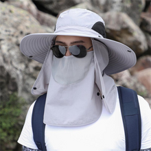 Load image into Gallery viewer, Breathable Wide Brim Outdoor Sun Protection Fishing Hat
