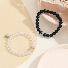 Load image into Gallery viewer, Glow Heart Magnetic Couples Gift Bracelet
