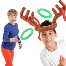Load image into Gallery viewer, Reindeer Antler Ring Toss Christmas Game
