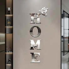 Load image into Gallery viewer, Home Entrance 3D Mirror Wall Sticker Decor
