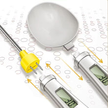 Load image into Gallery viewer, 2-in-1 Digital Mini Spoon Scale &amp; Food Thermometer
