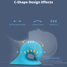 Load image into Gallery viewer, Neck Stretcher Cervical Chiropractic Traction Device Pillow for Pain Relief

