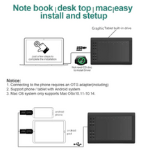 Load image into Gallery viewer, Graphic Tablet Drawing Pad Digital Pen
