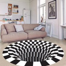Load image into Gallery viewer, 3D Vortex Illusion Rug
