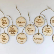 Load image into Gallery viewer, Names Of Jesus Jesus Advent Ornaments Christmas Hanging Decoration
