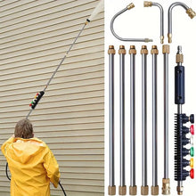Load image into Gallery viewer, 4000 PSI Telescoping High Pressure Washer Wand Set for Gutter &amp; Roof Drainage &amp; Walls Cleaning
