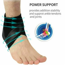 Load image into Gallery viewer, Plantar Ankle X Wrap Brace Support Compression Sleeve
