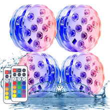 Load image into Gallery viewer, Submersible LED Pool Lights 10 Lamps
