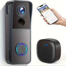 Load image into Gallery viewer, Wireless Wi-Fi Video Doorbell
